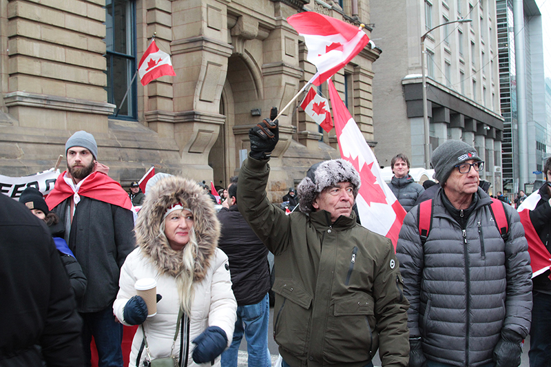 Freedom Convoy : Truckers Protest : Ottawa, Canada : Richard Moore : Photographer : Photojournalist